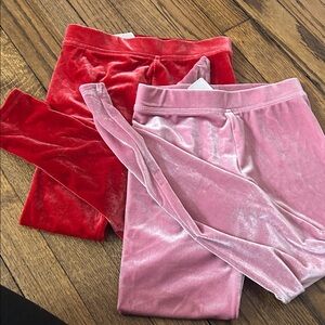 Crewcuts Red and Pink Kids Leggings